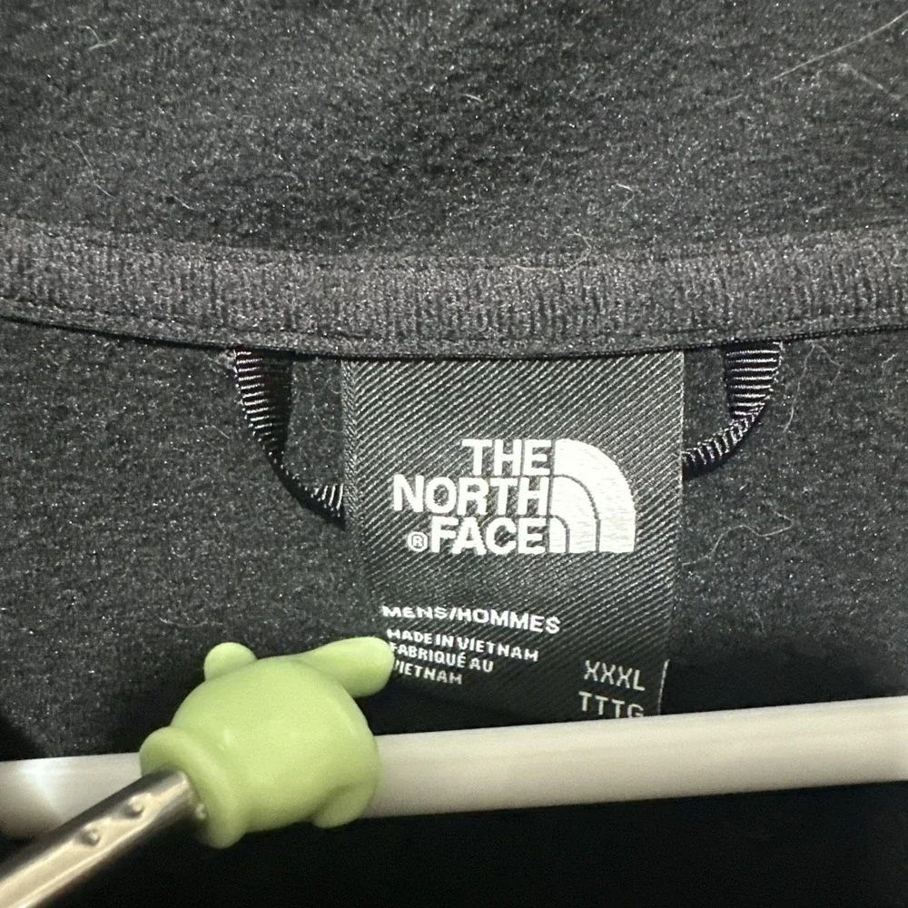 The North Face Men's Vest Size 3XL Black Full Zip Windwall Fleece Zipped Pocket